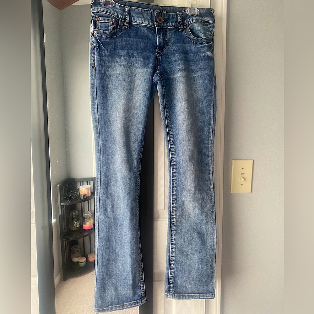 low rise wide leg y2k embroidered jeans